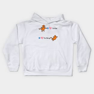 Eat and Sleep Kids Hoodie